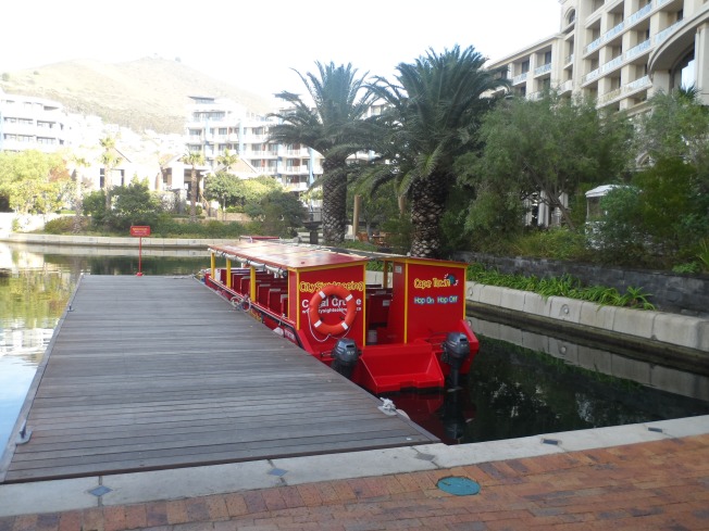 The 'Red Bus' boat. The boat that takes one around the canal
